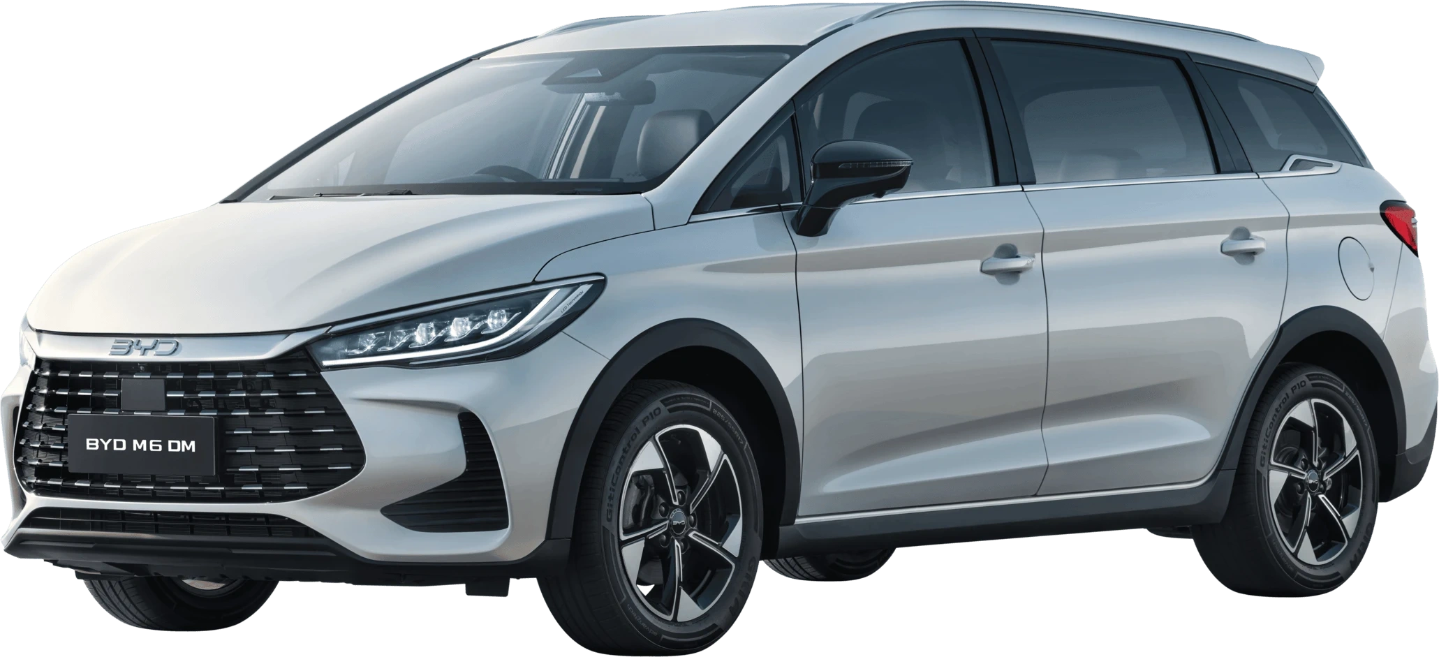 Tampilan Luar BYD M6 DM Classic Dynamic warna Crystal White
