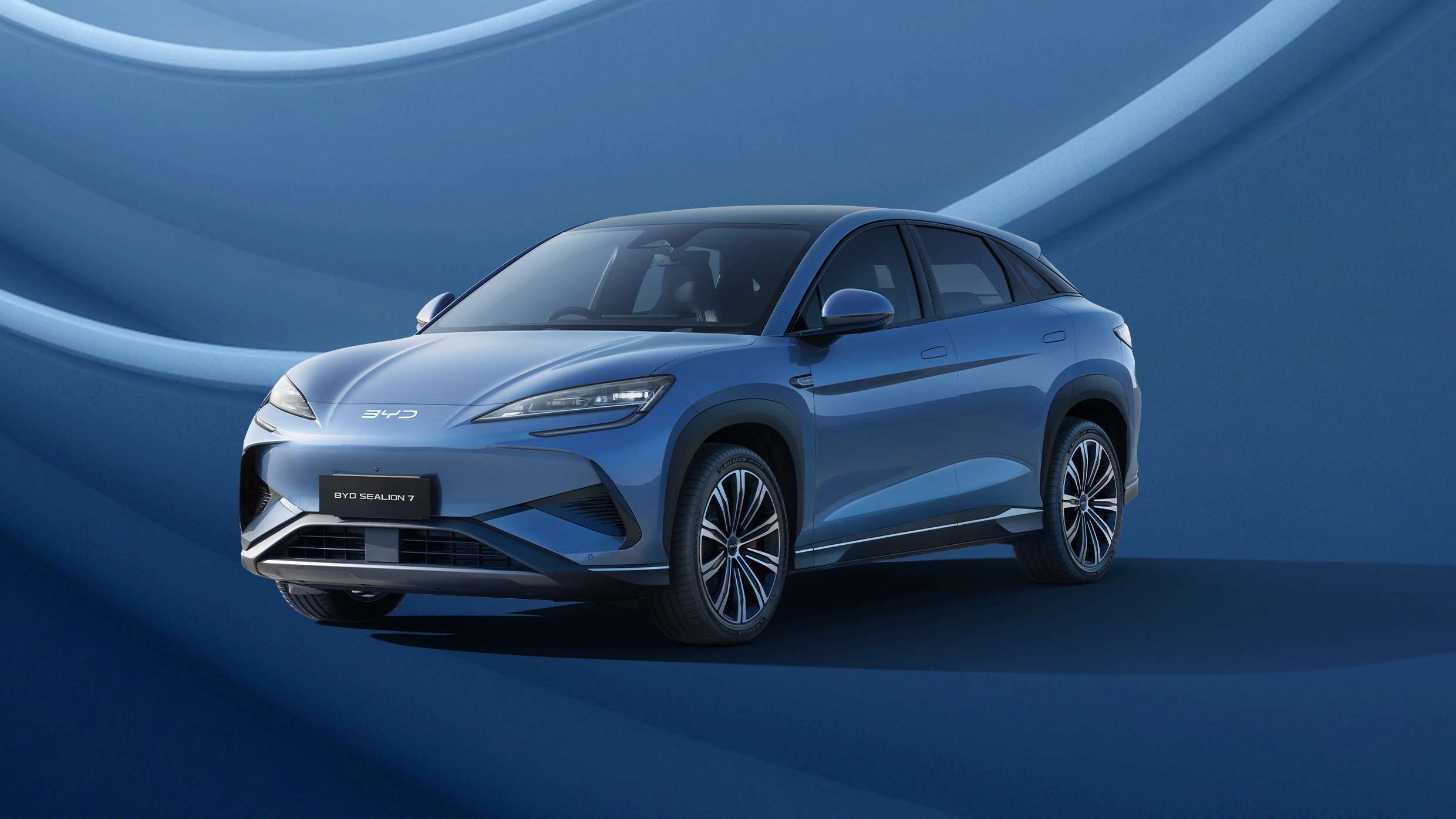 Tampilan Luar BYD Sealion 7 Performance AWD warna Atlantis Gray
